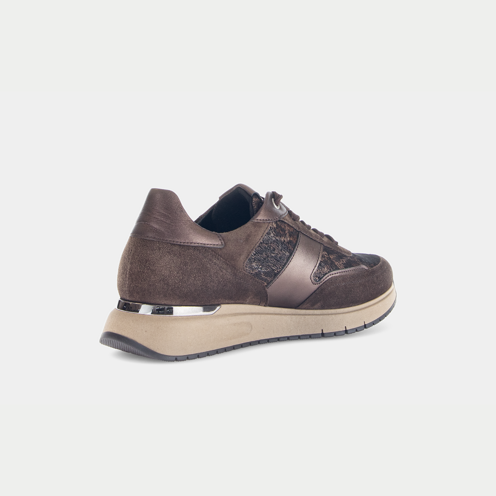 Thalor Brown/Bronce Leather Sneakers