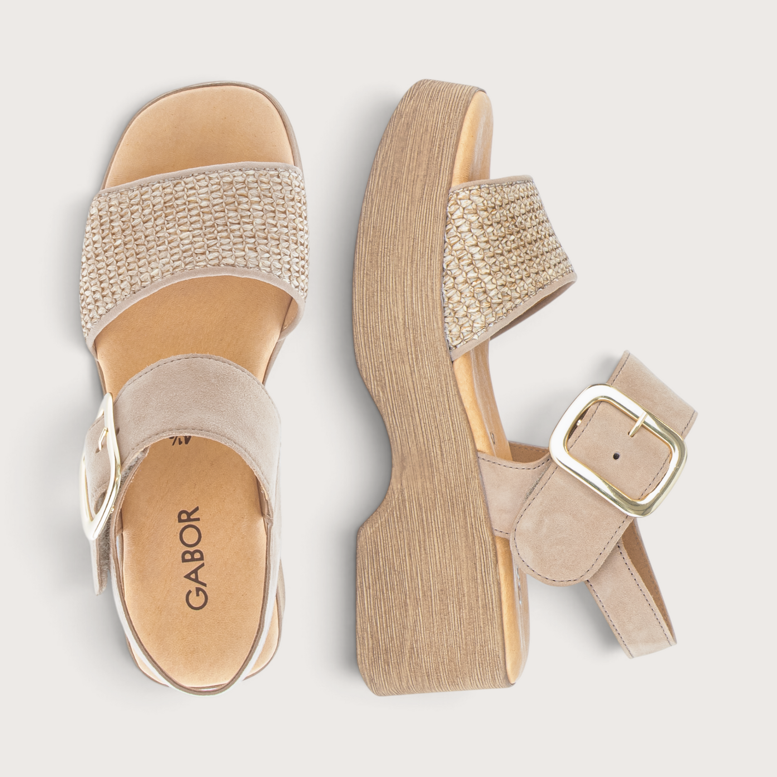 Whisper Raffia Sand Heels