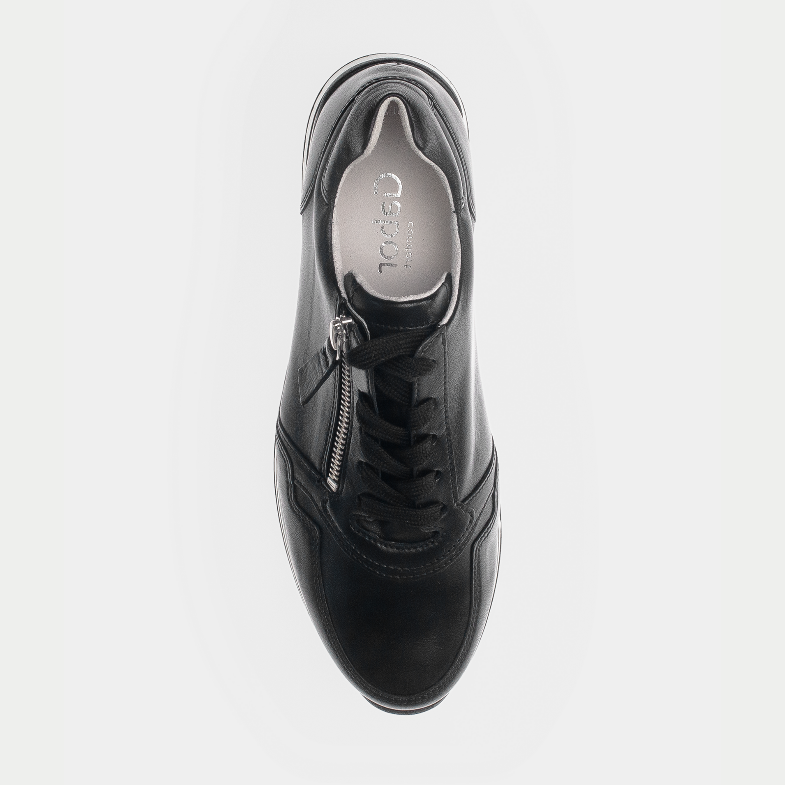 Bravyn Schwarz Leather Sneakers