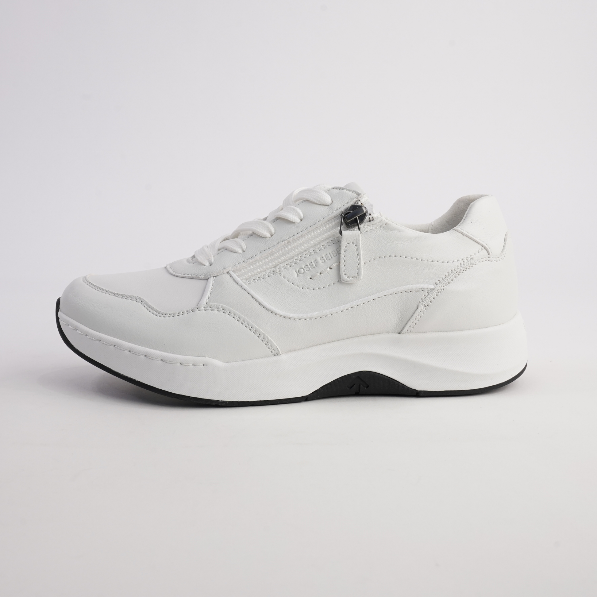 Ellie 06 White Leather Sneakers
