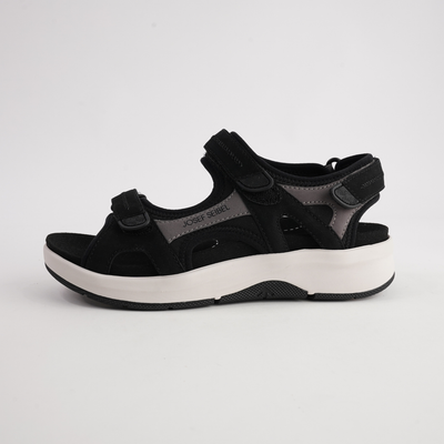 Estelle 02 Schwarz Combi Leather Sandals