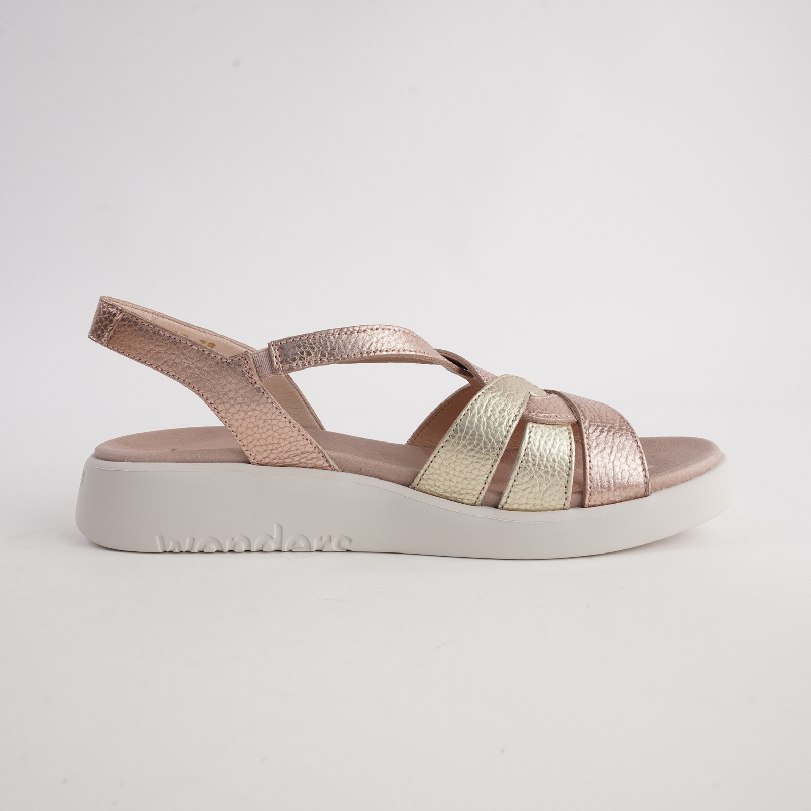 Cassidy Rose Metallic Multi Leather Sandals