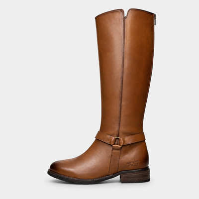 Kate 08 Cognac Knee High Boots