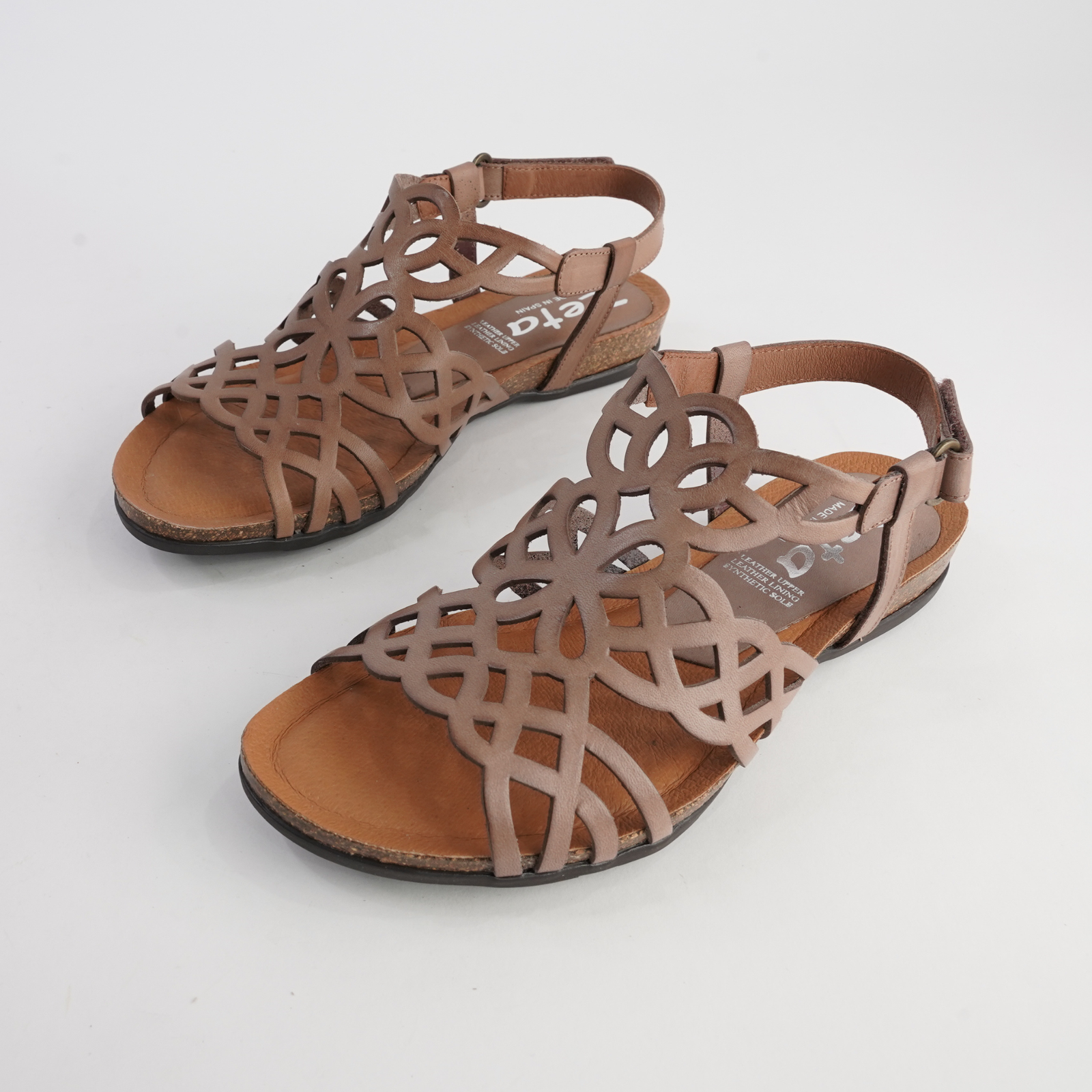 Pollen Tan Leather Sandals