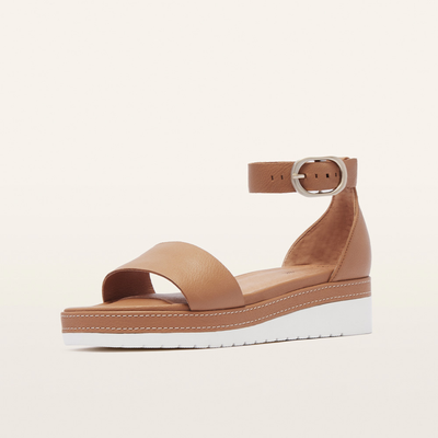 Skye Soft Tan Leather Sandals