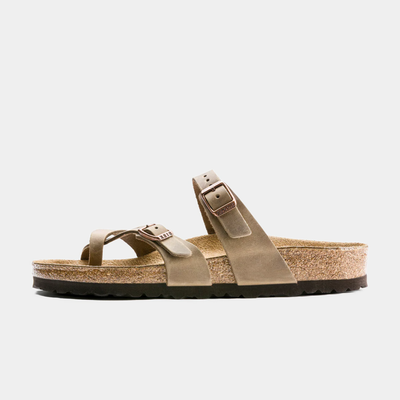Mayari Oiled Leather Tobacco Sandals