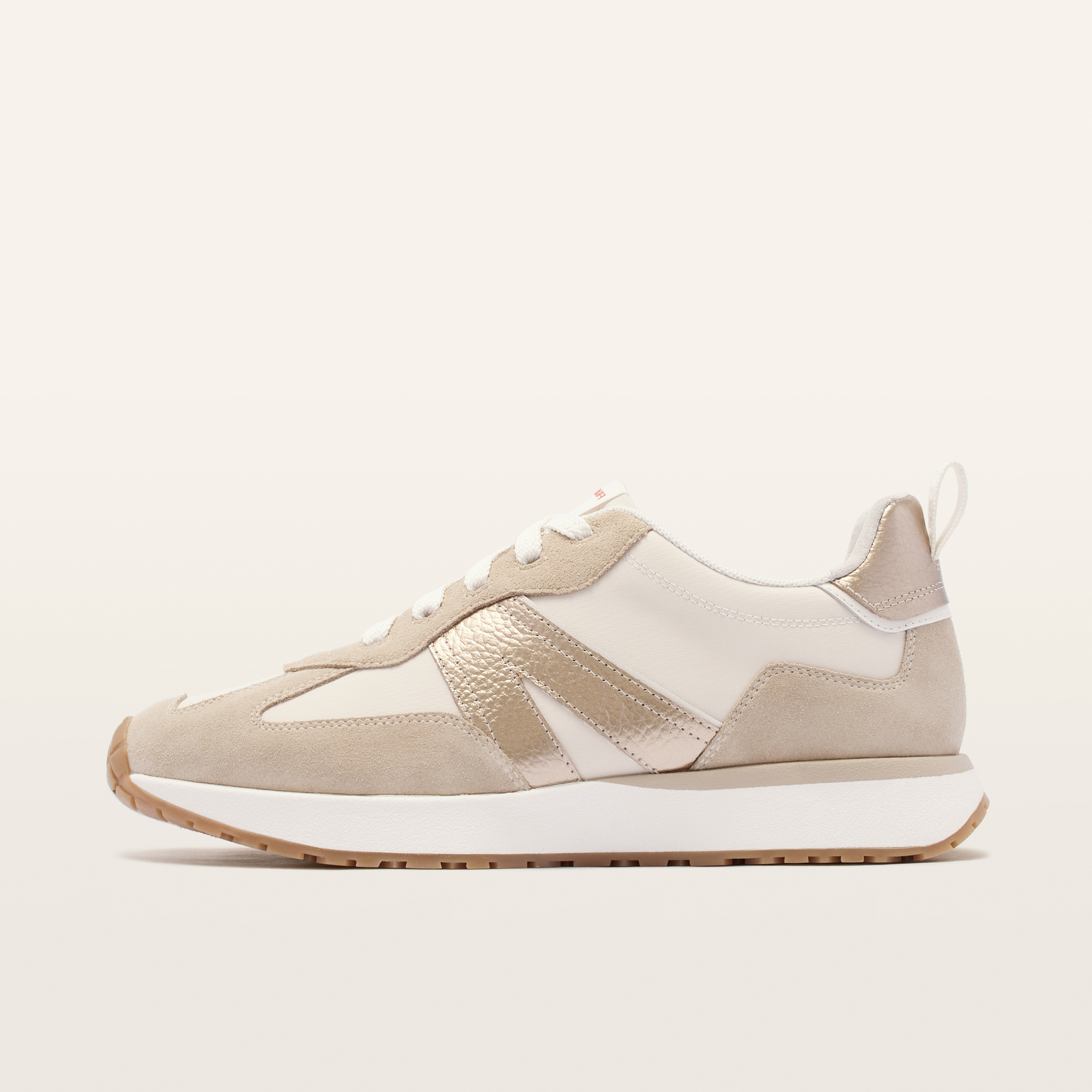 Axel II Golden Sand Leather Sneakers