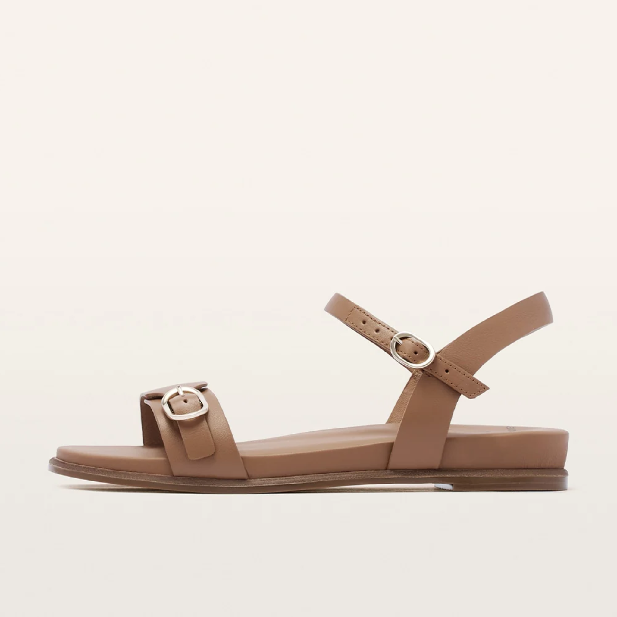 Bree Tan Leather Sandals