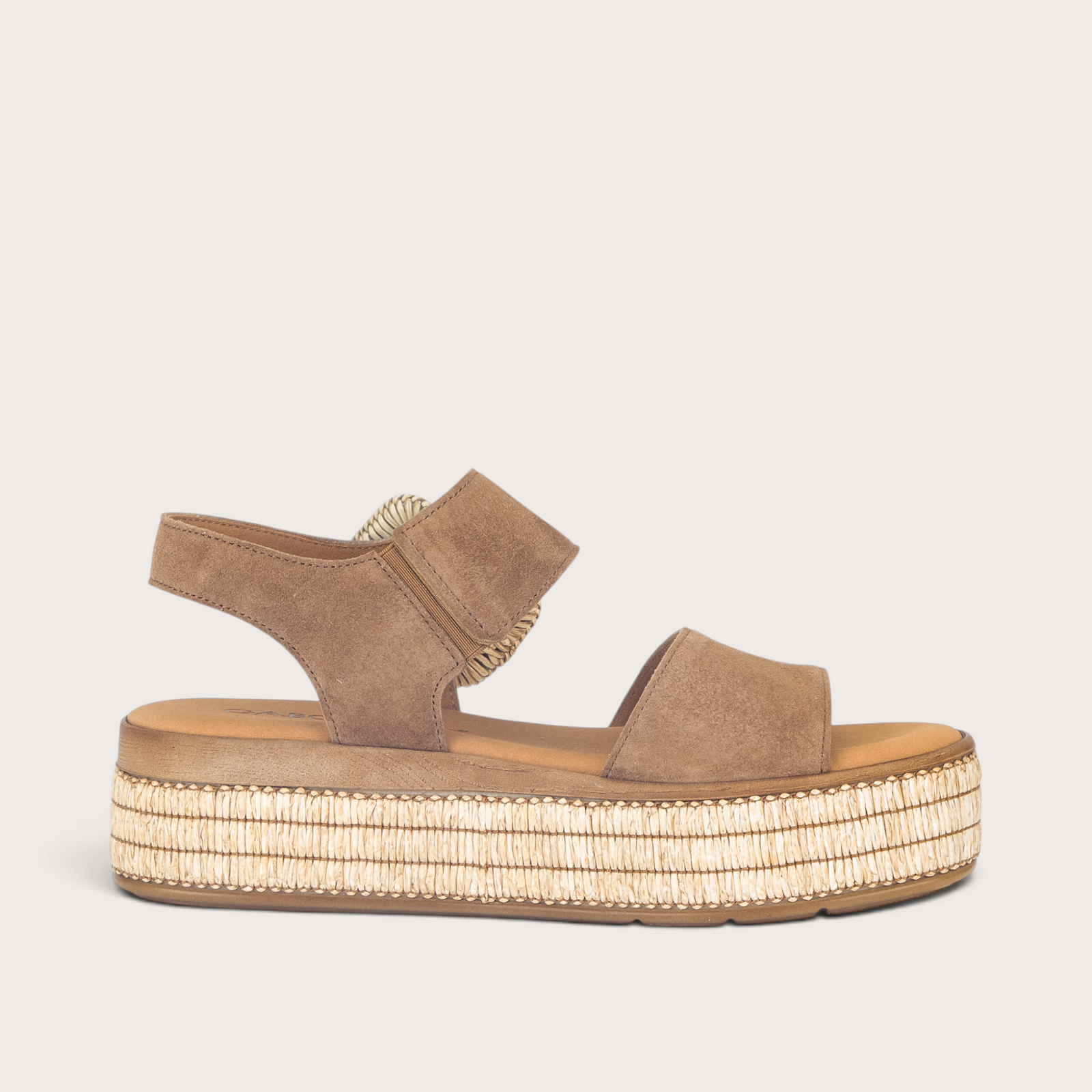 Crimson Peanut Suede Sandals
