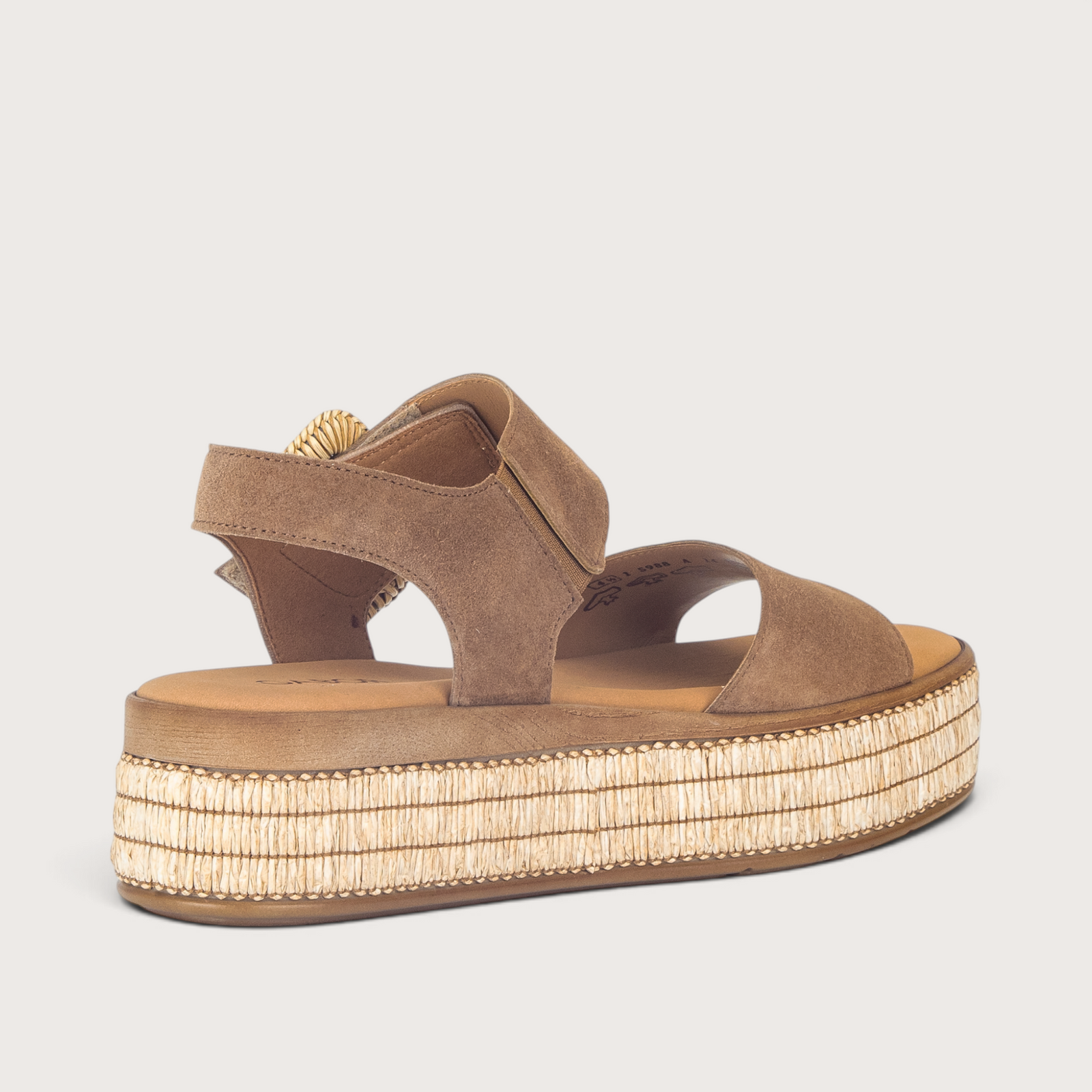 Crimson Peanut Suede Sandals