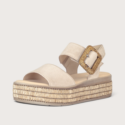 Crimson Abetone Suede Sandals