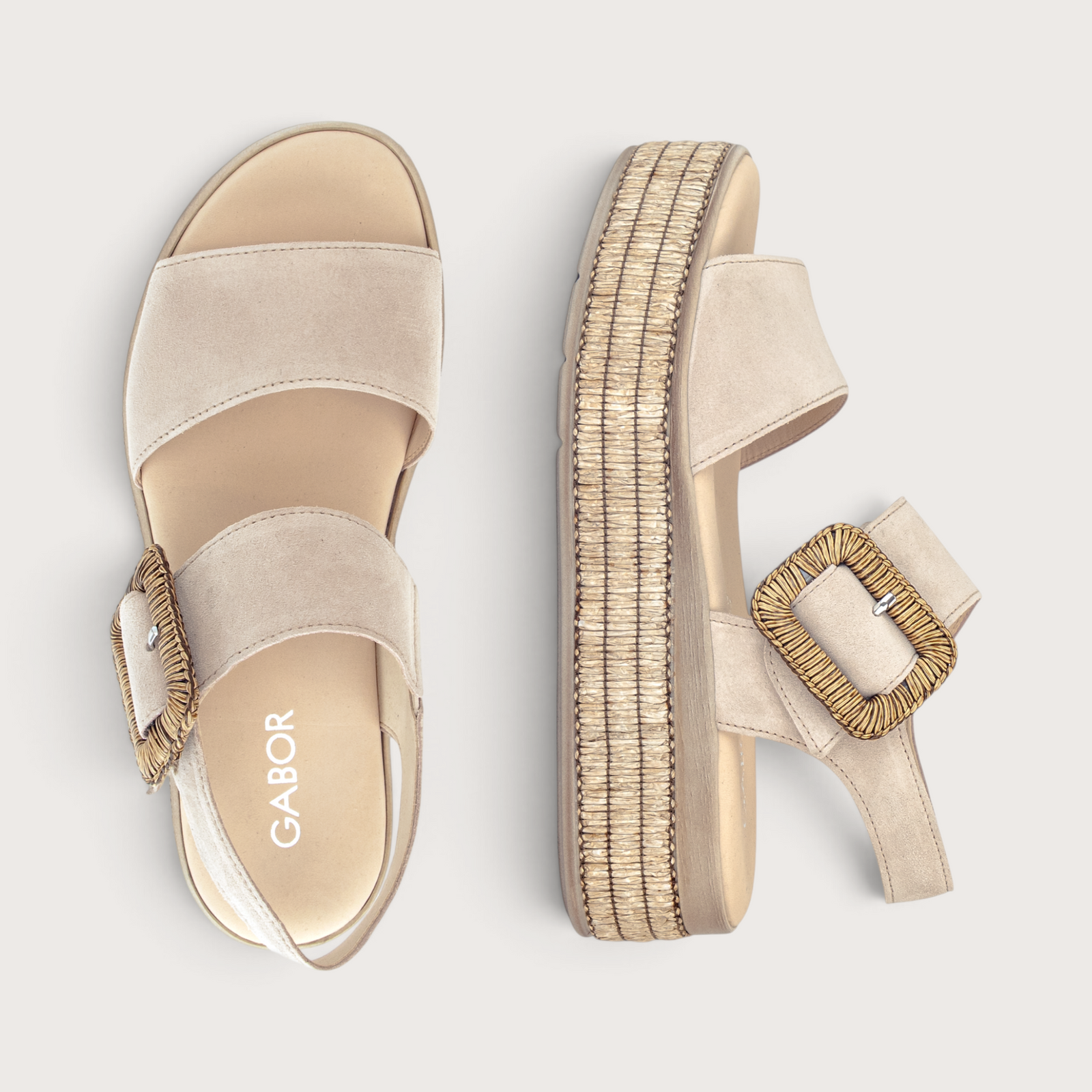 Crimson Abetone Suede Sandals