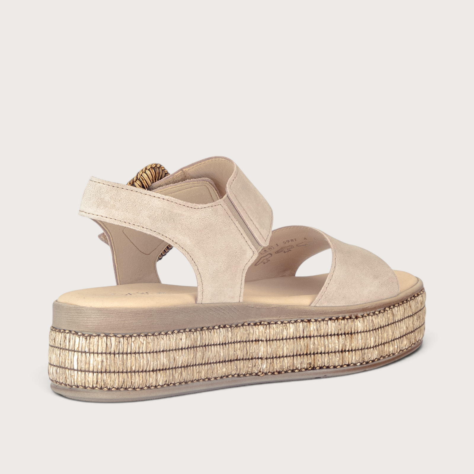 Crimson Abetone Suede Sandals