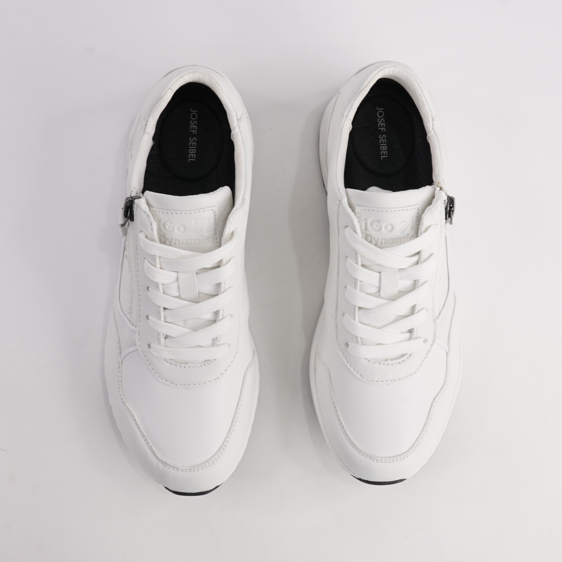 Ellie 06 White Leather Sneakers