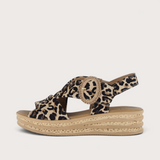 Miriad Leopard Suede Sandals