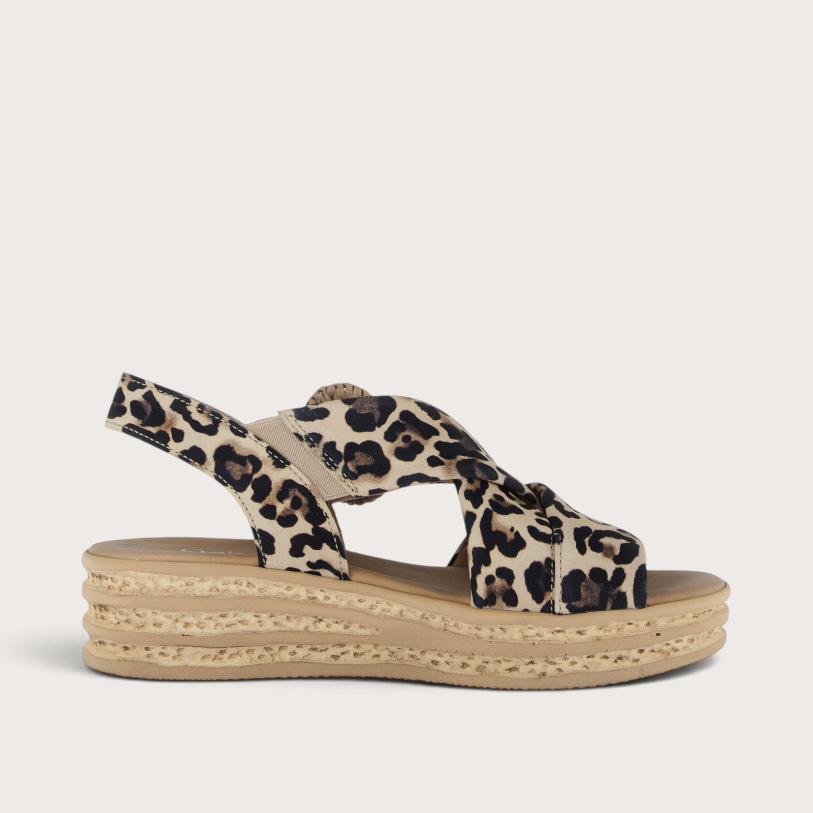 Miriad Leopard Suede Sandals