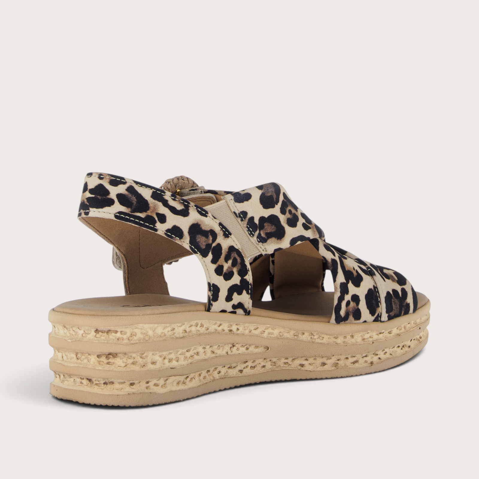 Miriad Leopard Suede Sandals