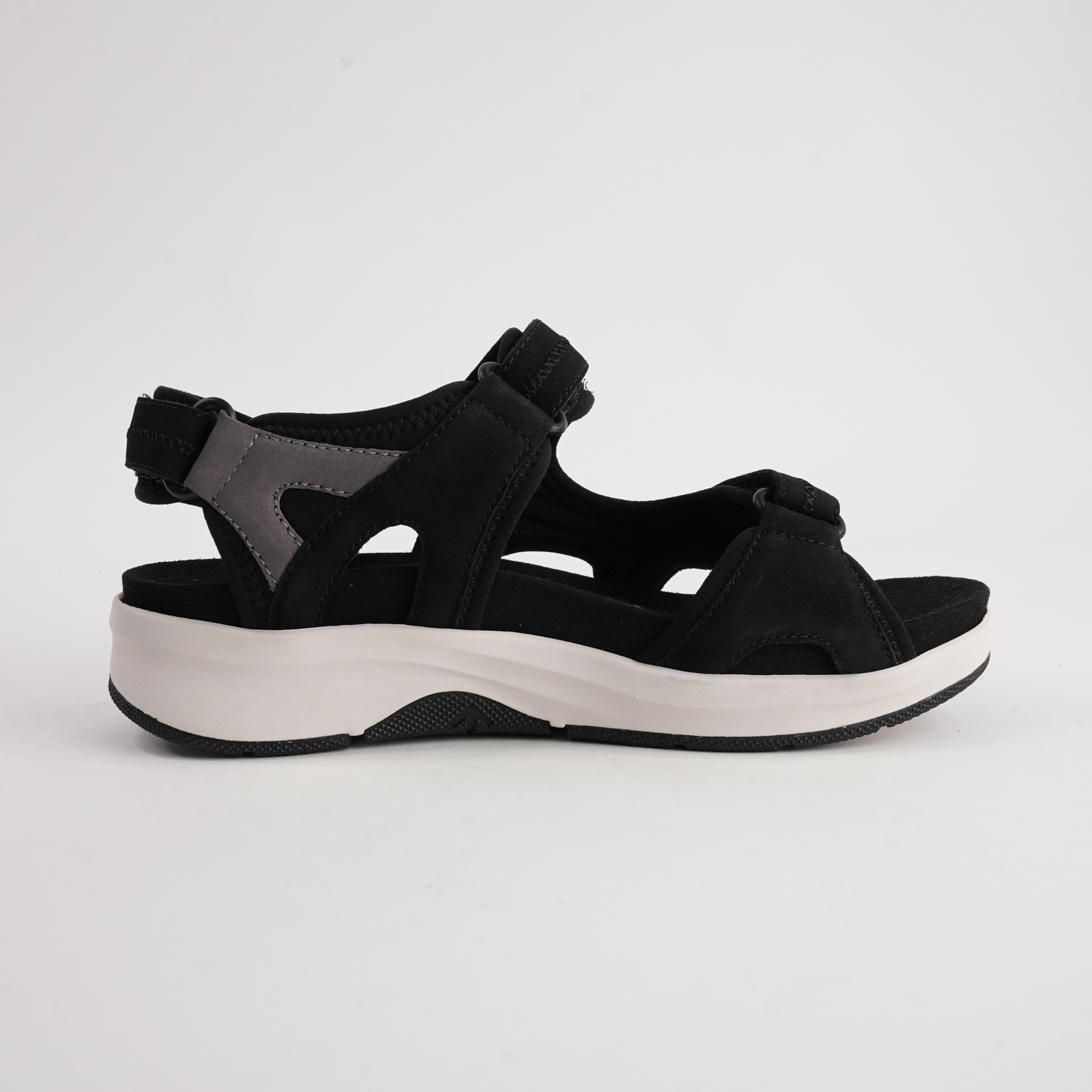 Estelle 02 Schwarz Combi Leather Sandals