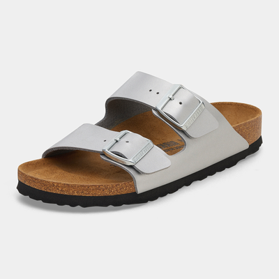 Arizona Birko-flor Silver Sandals
