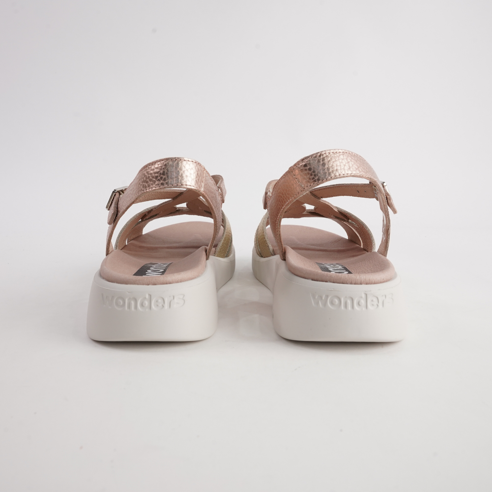 Cassidy Rose Metallic Multi Leather Sandals