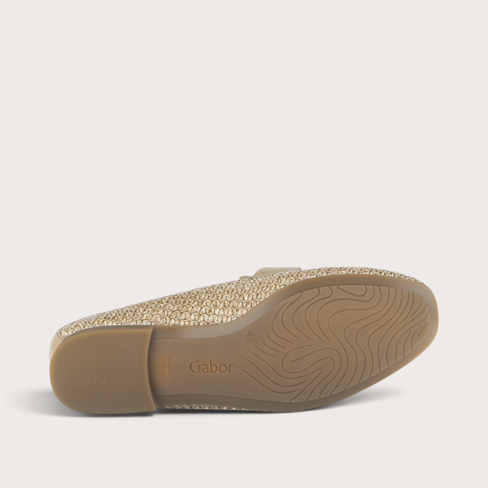 Steel Raffia Loafers