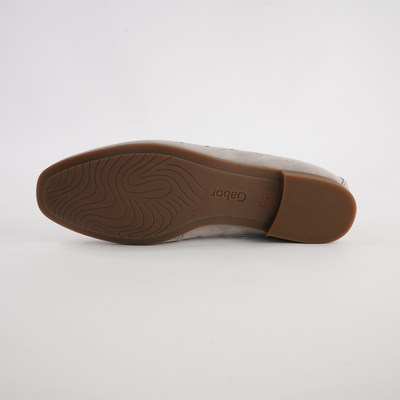 Dorothy Linen Nubuck Leather Loafers