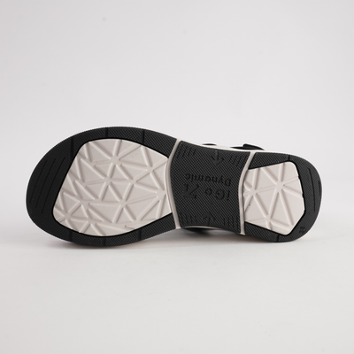 Estelle 02 Schwarz Combi Leather Sandals