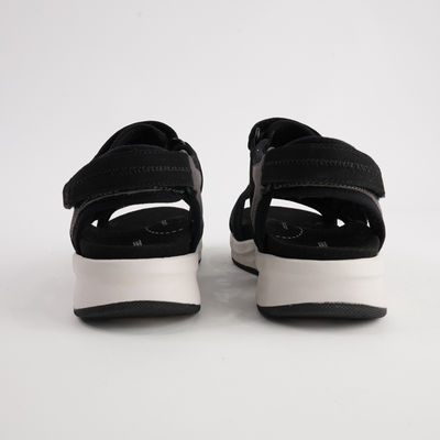 Estelle 02 Schwarz Combi Leather Sandals