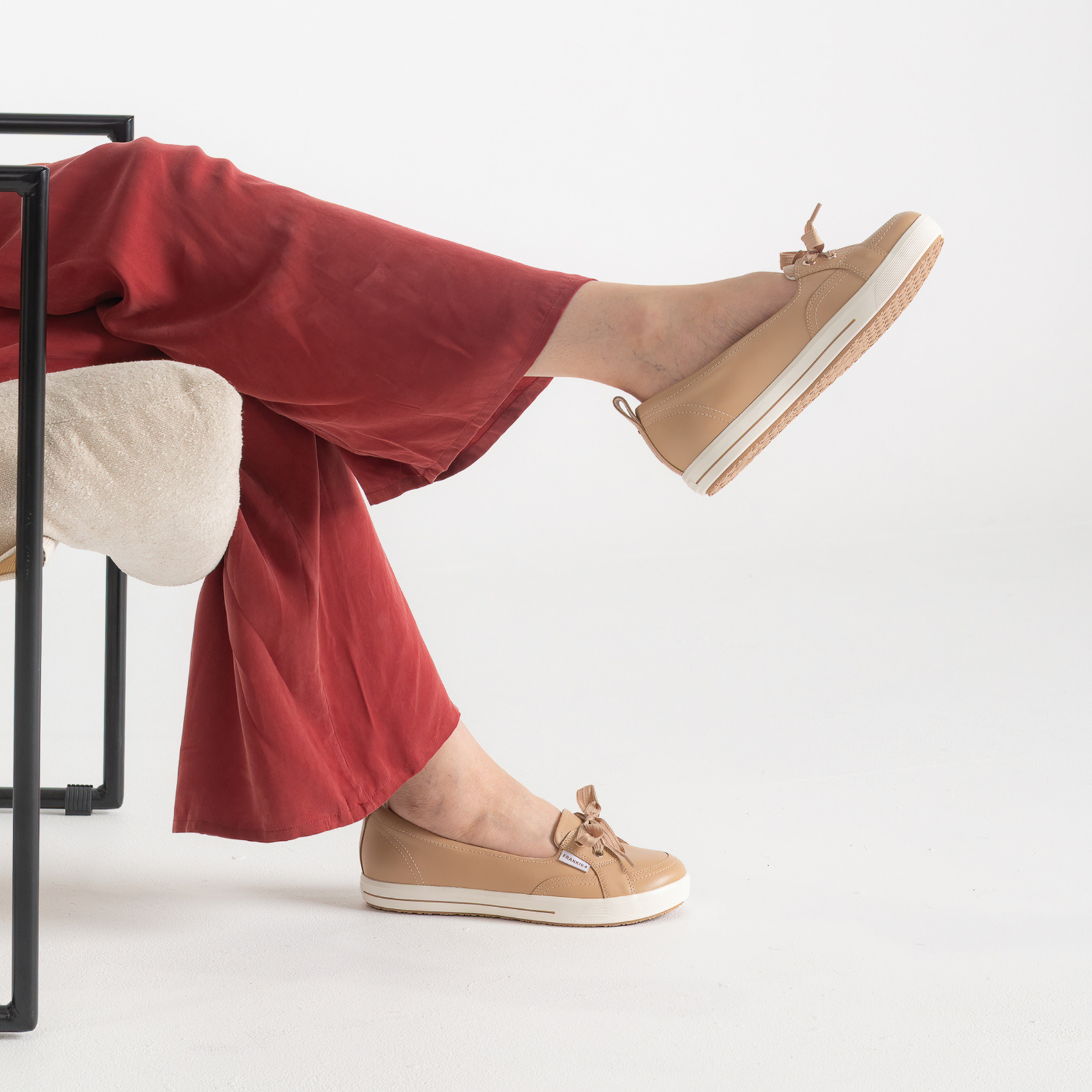 Sophie IV Sand Leather Sneakers