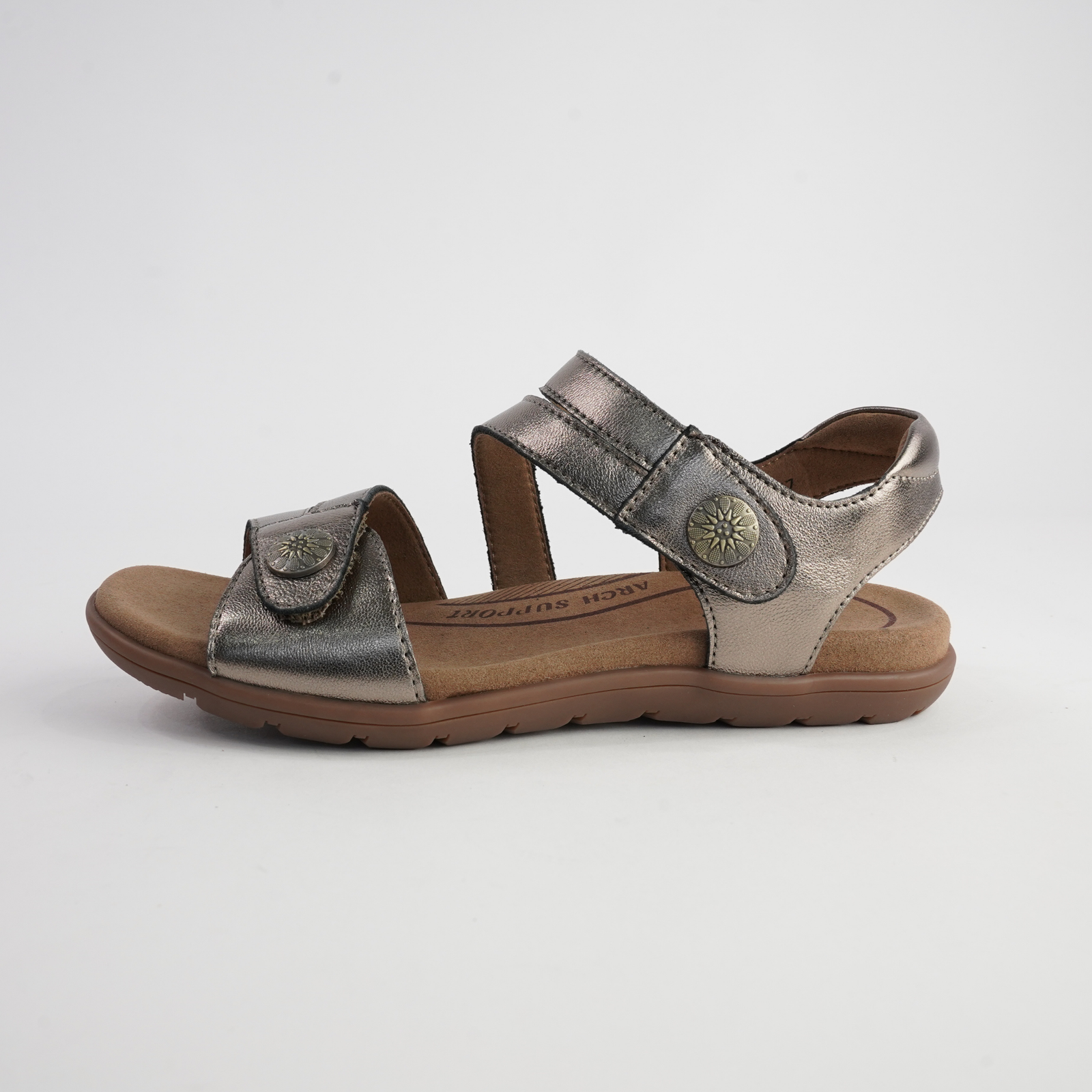 Trophy Bronze Leather Sandals