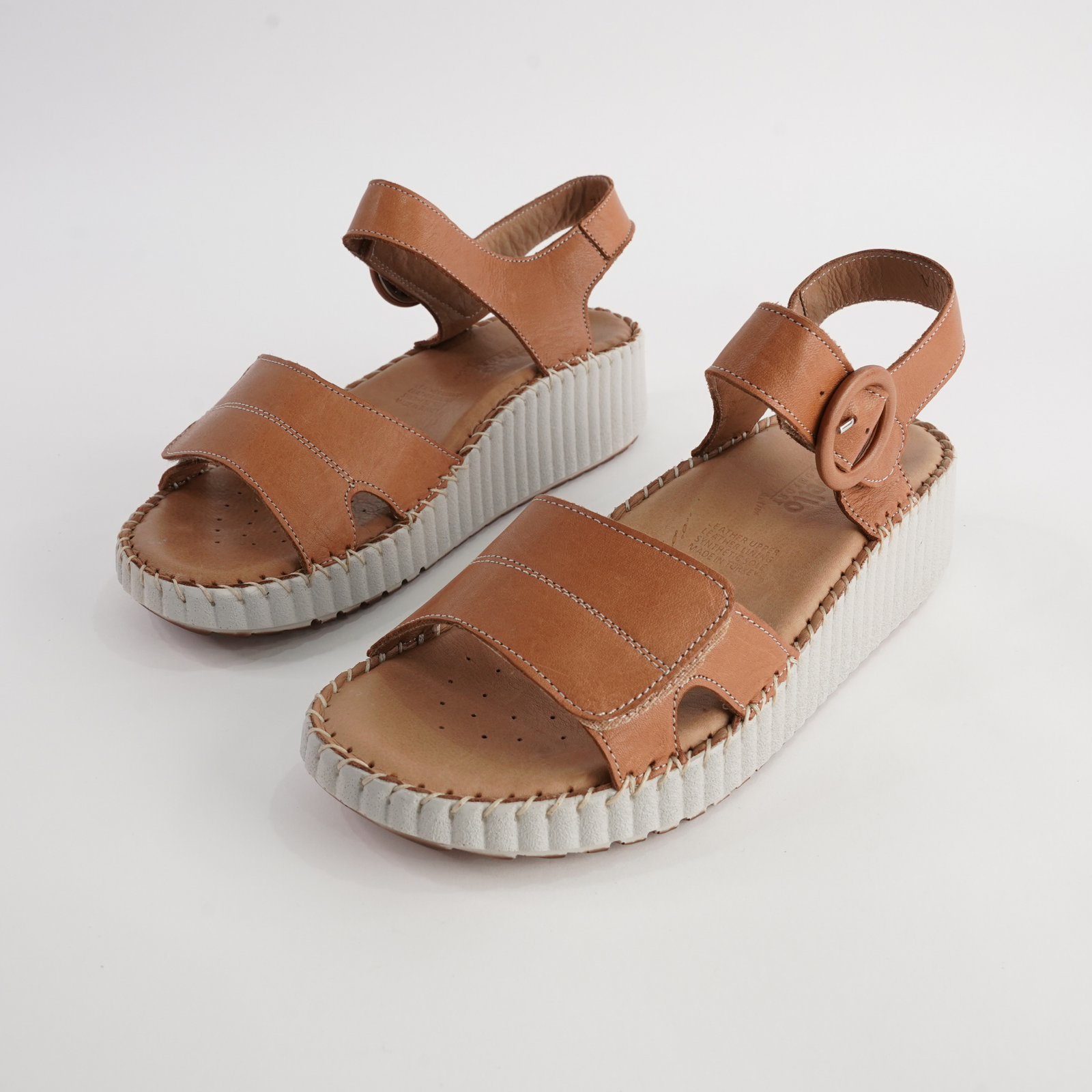 Tina Tan Leather Sandals