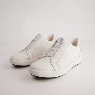 Claire 33 Weiss Leather Sneakers
