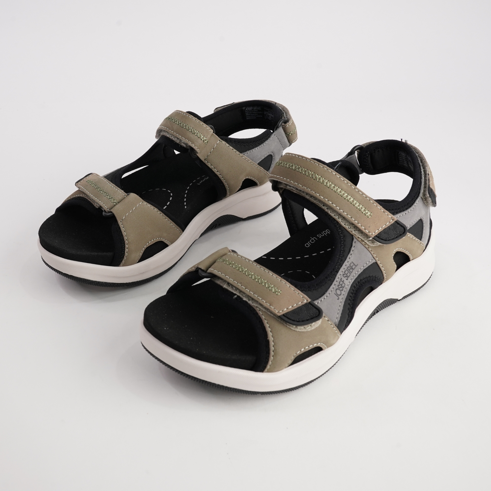 Estelle 02 Mint Combi Leather Sandals