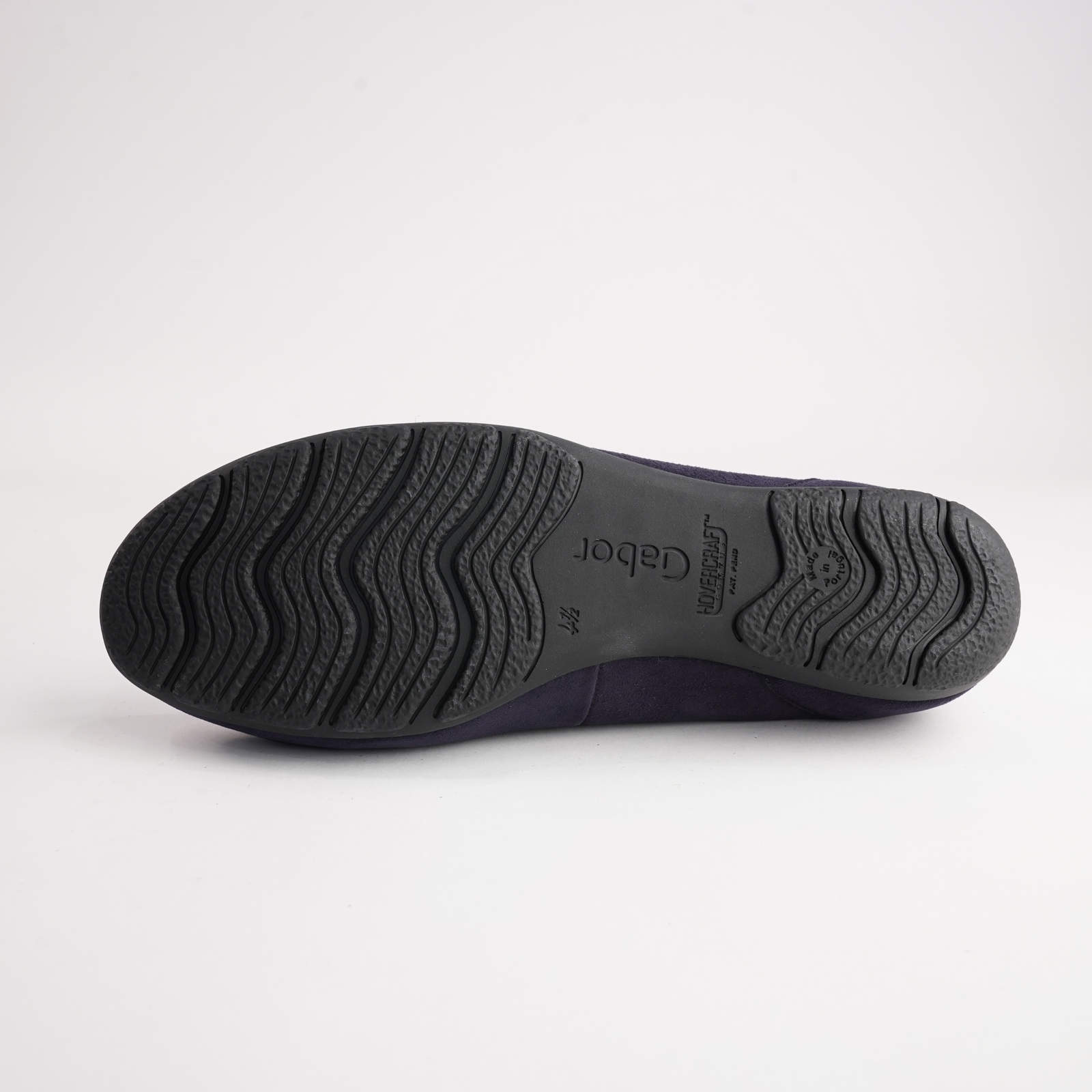 Gwenyth Navy Suede Leather Ballet Flats