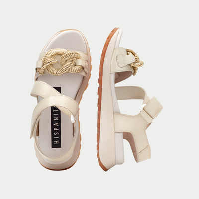 Hv253964 Latte Leather Sandals