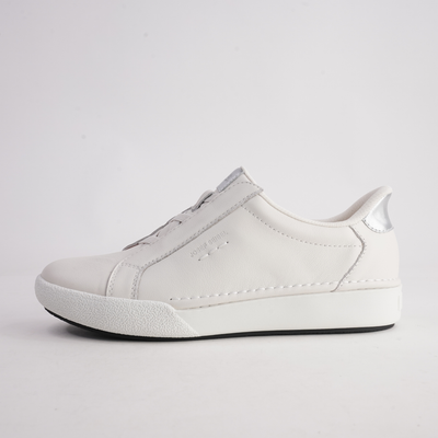 Claire 33 Weiss Leather Sneakers