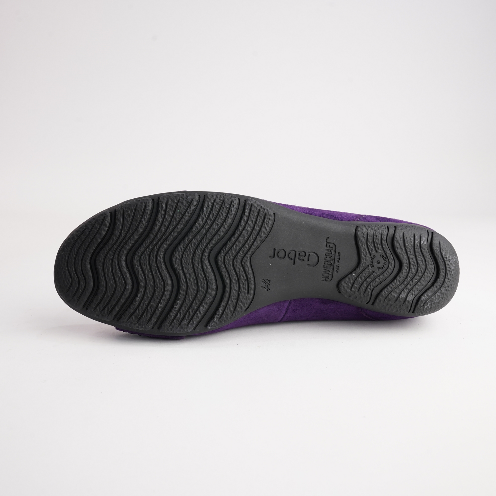 Greta Purple Suede Leather Ballet Flats