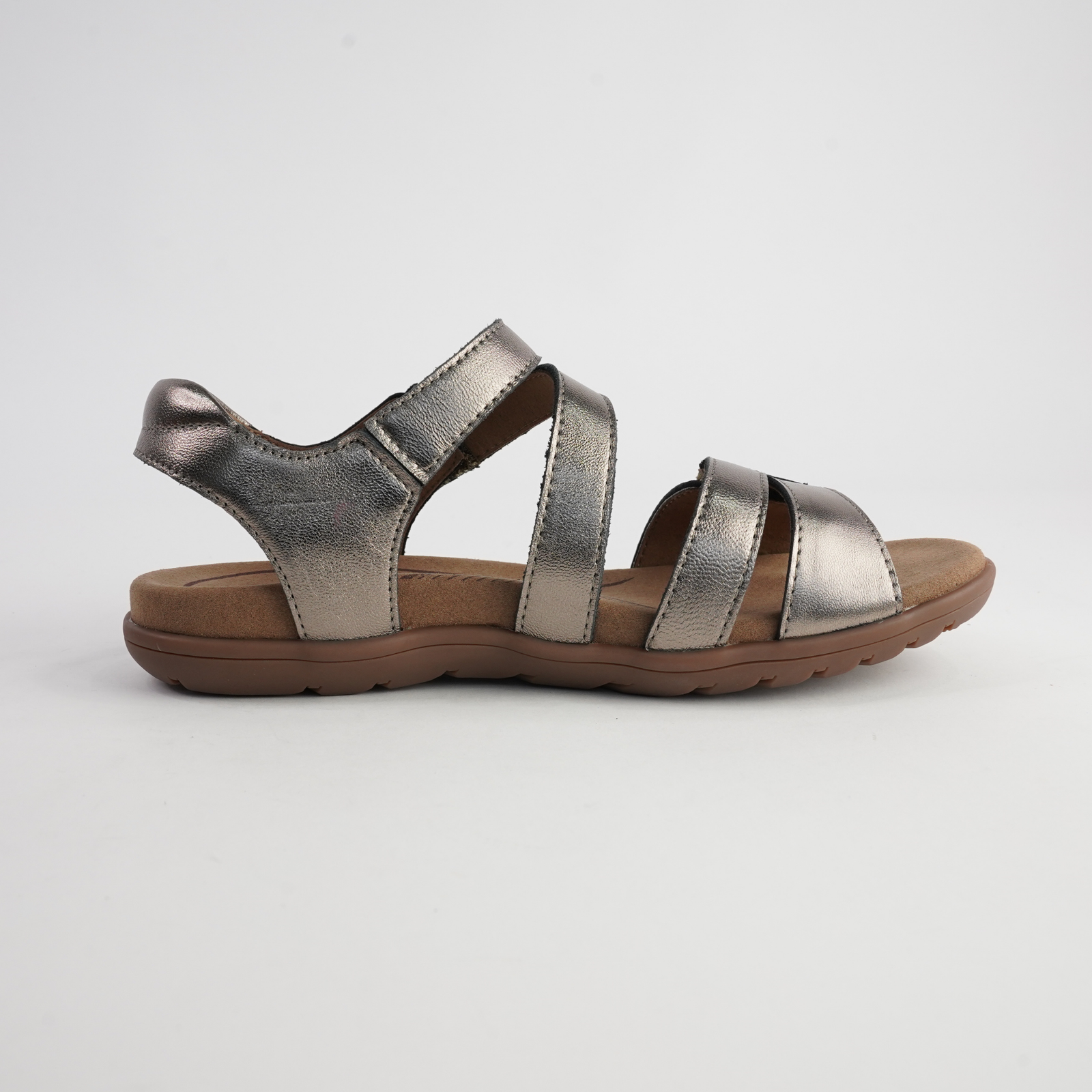 Trophy Bronze Leather Sandals