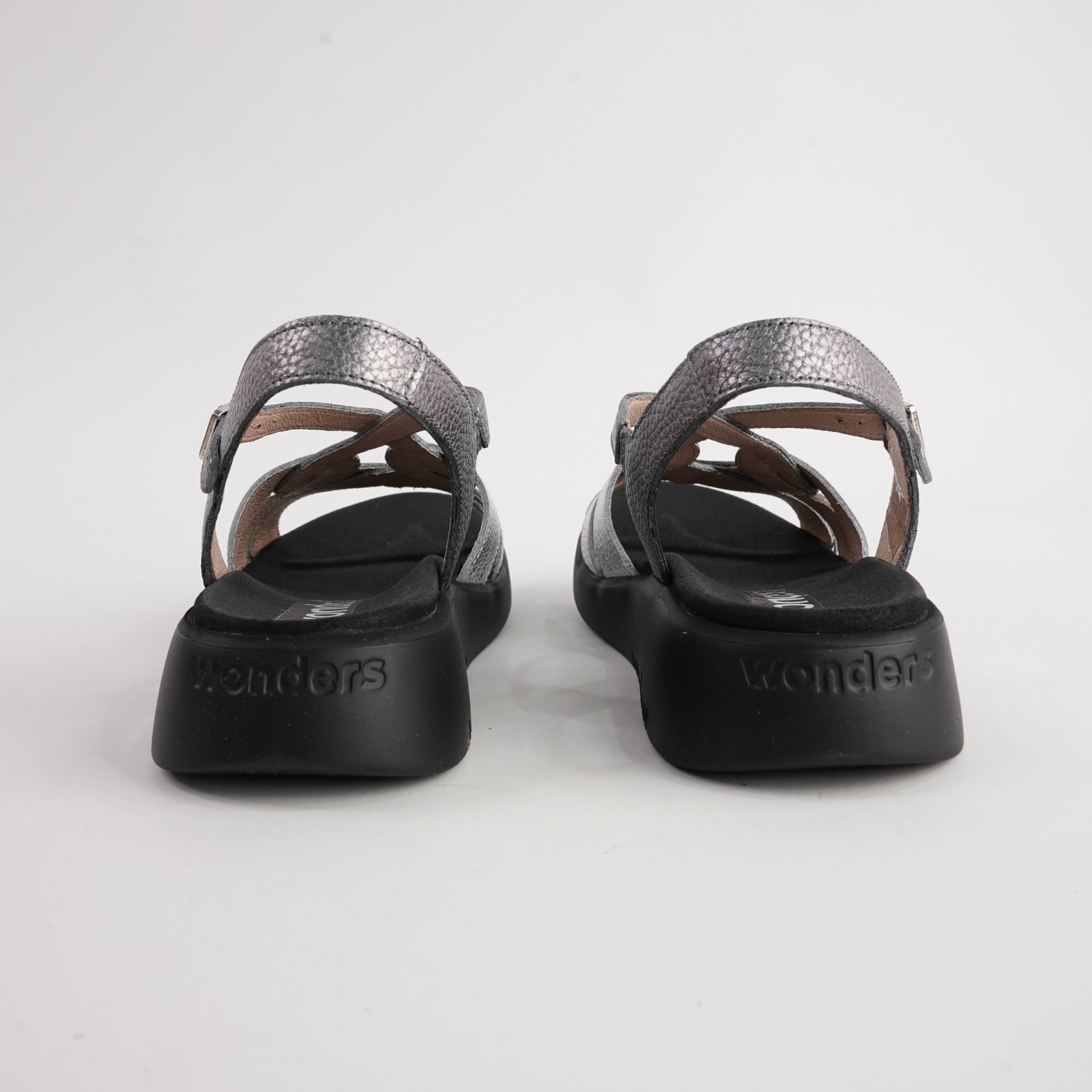 Cassidy Black Metallic Multi Leather Sandals