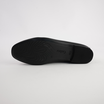 Eleanor Black Leather Loafers