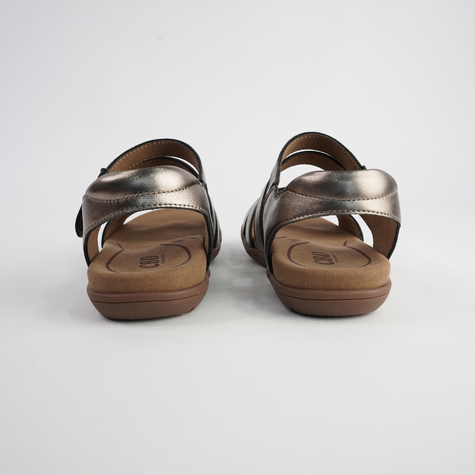 Trophy Bronze Leather Sandals