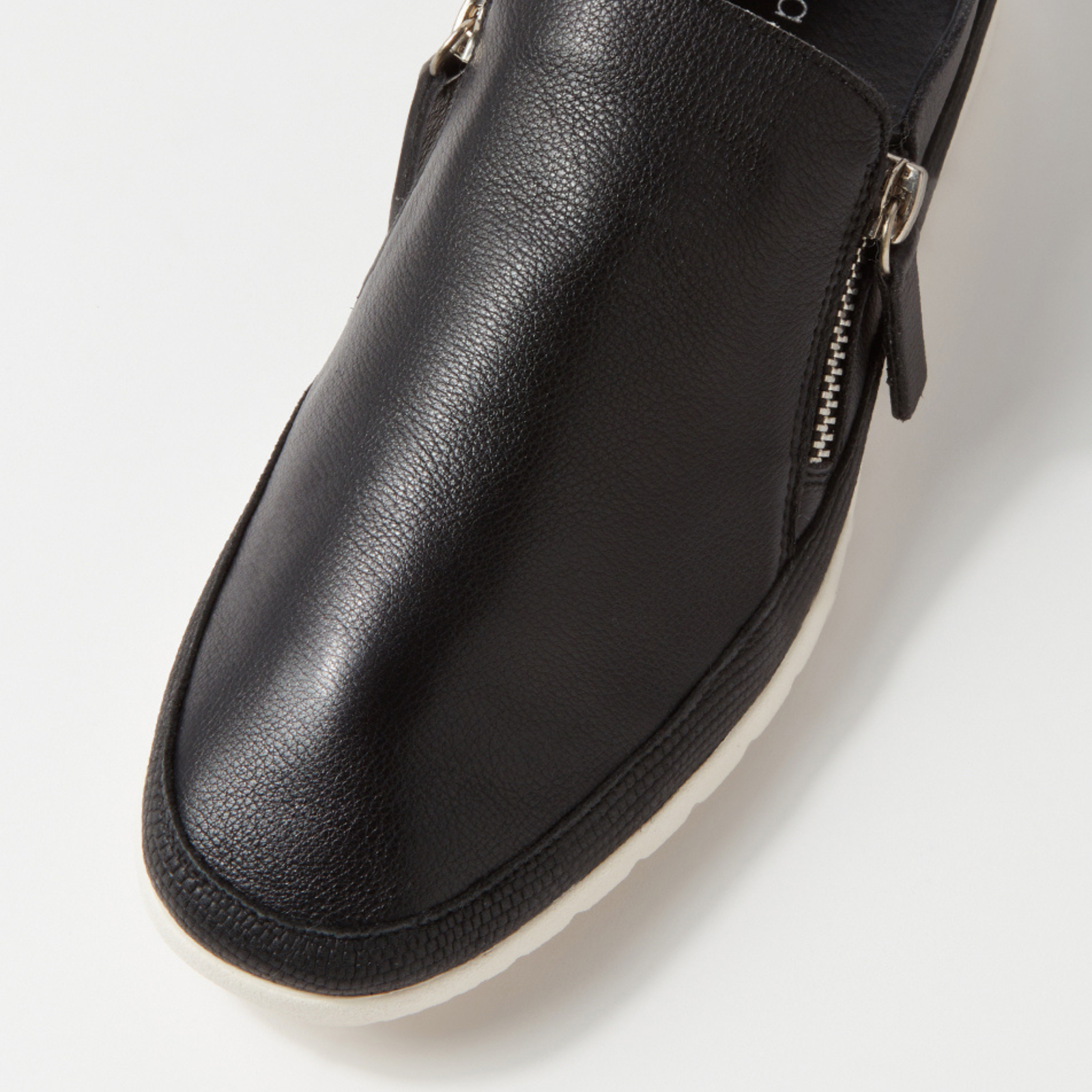 Ashli Black Lizard Metallic Leather Sneakers