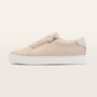 Billie II Ecru Leather Sneakers
