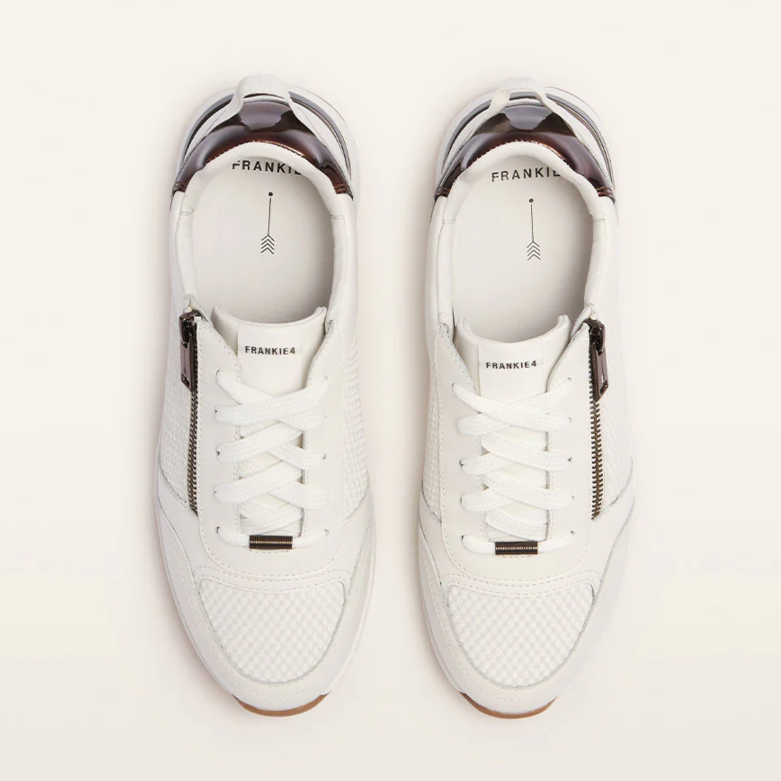 Brooklyn Soft White/ Tortoise Shell Sneakers
