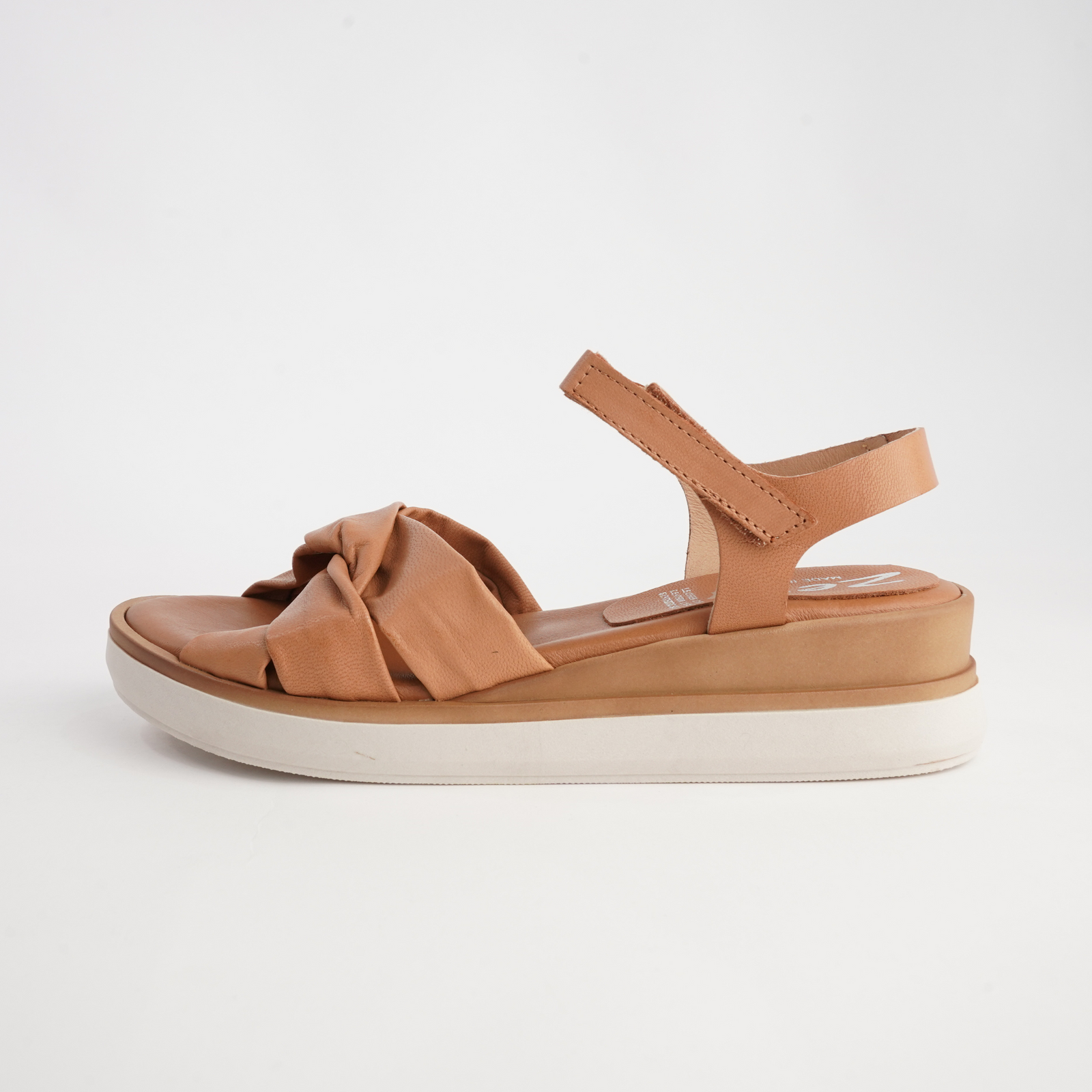 Deliah Caoba Leather Sandals