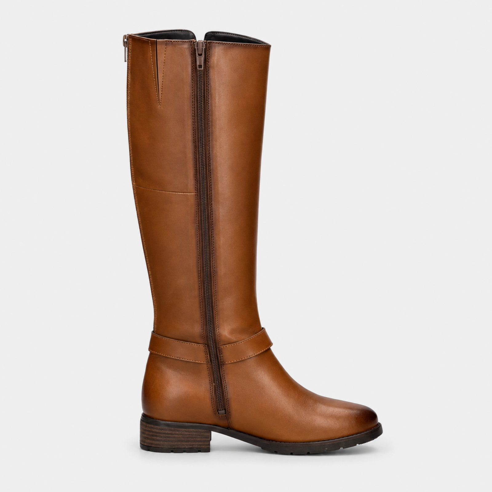 Kate 08 Cognac Knee High Boots