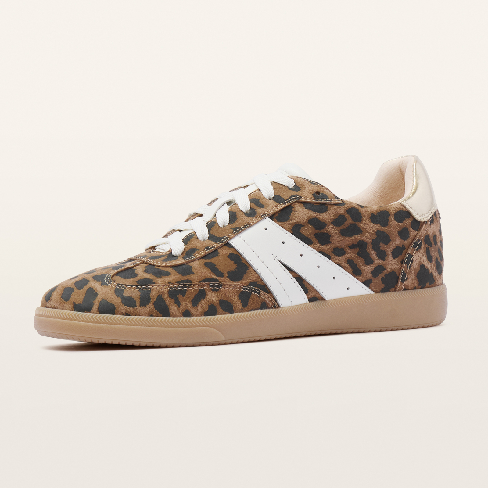 Levi Leopard Print Suede Sneakers