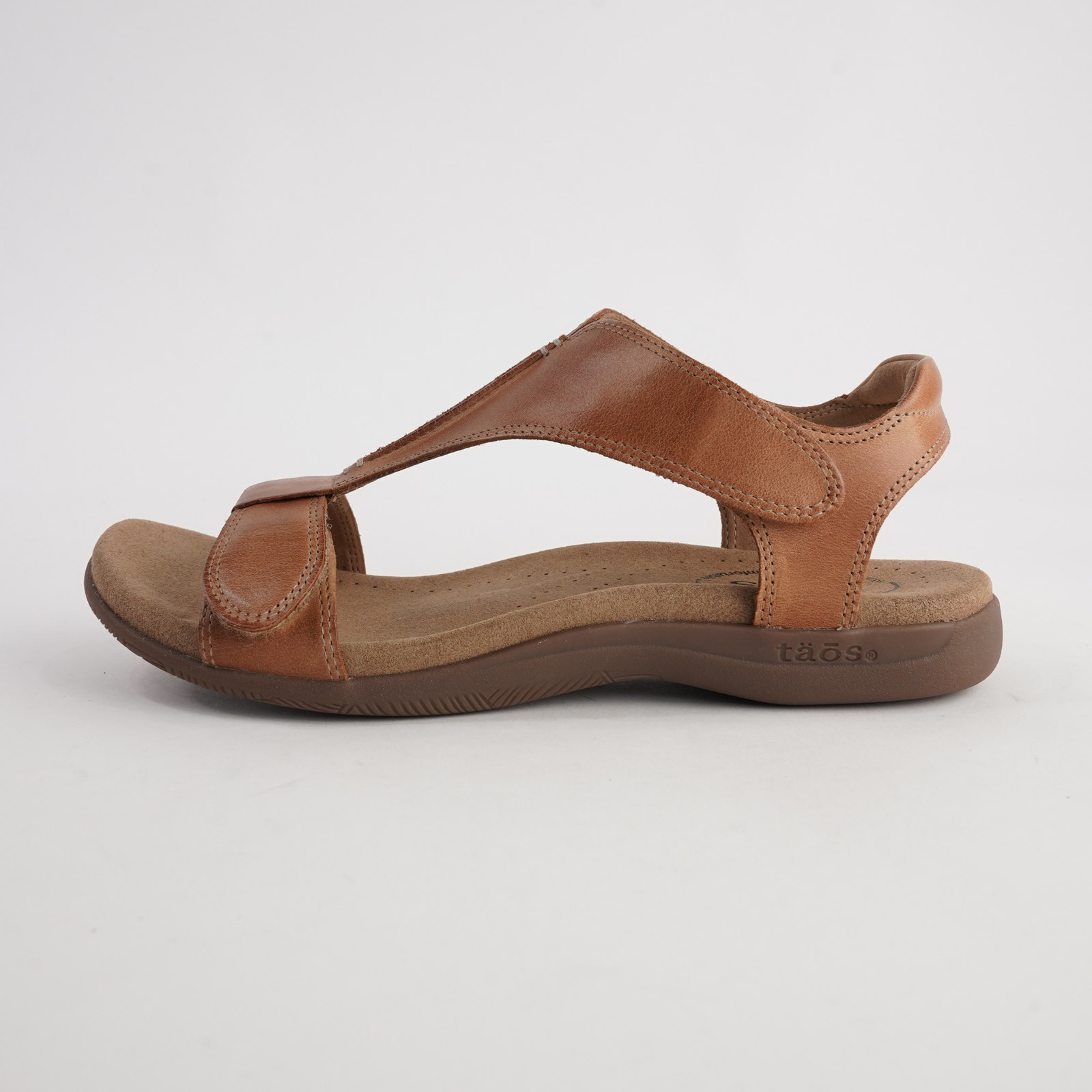 The Show Caramel Leather Sandals