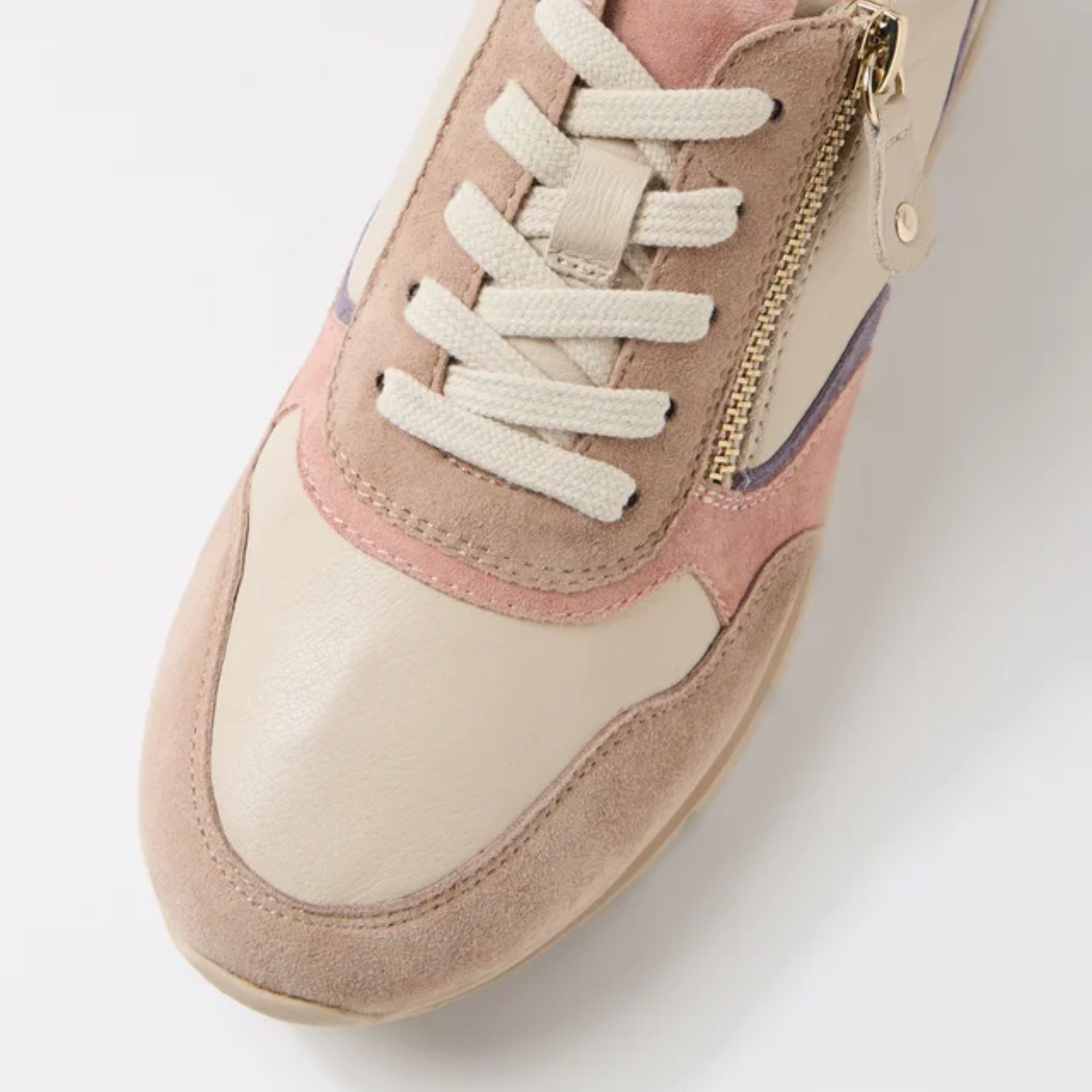Narniea Almond Multi Leather Sneakers