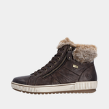 D0780 Havana Leather Lace Up Boots